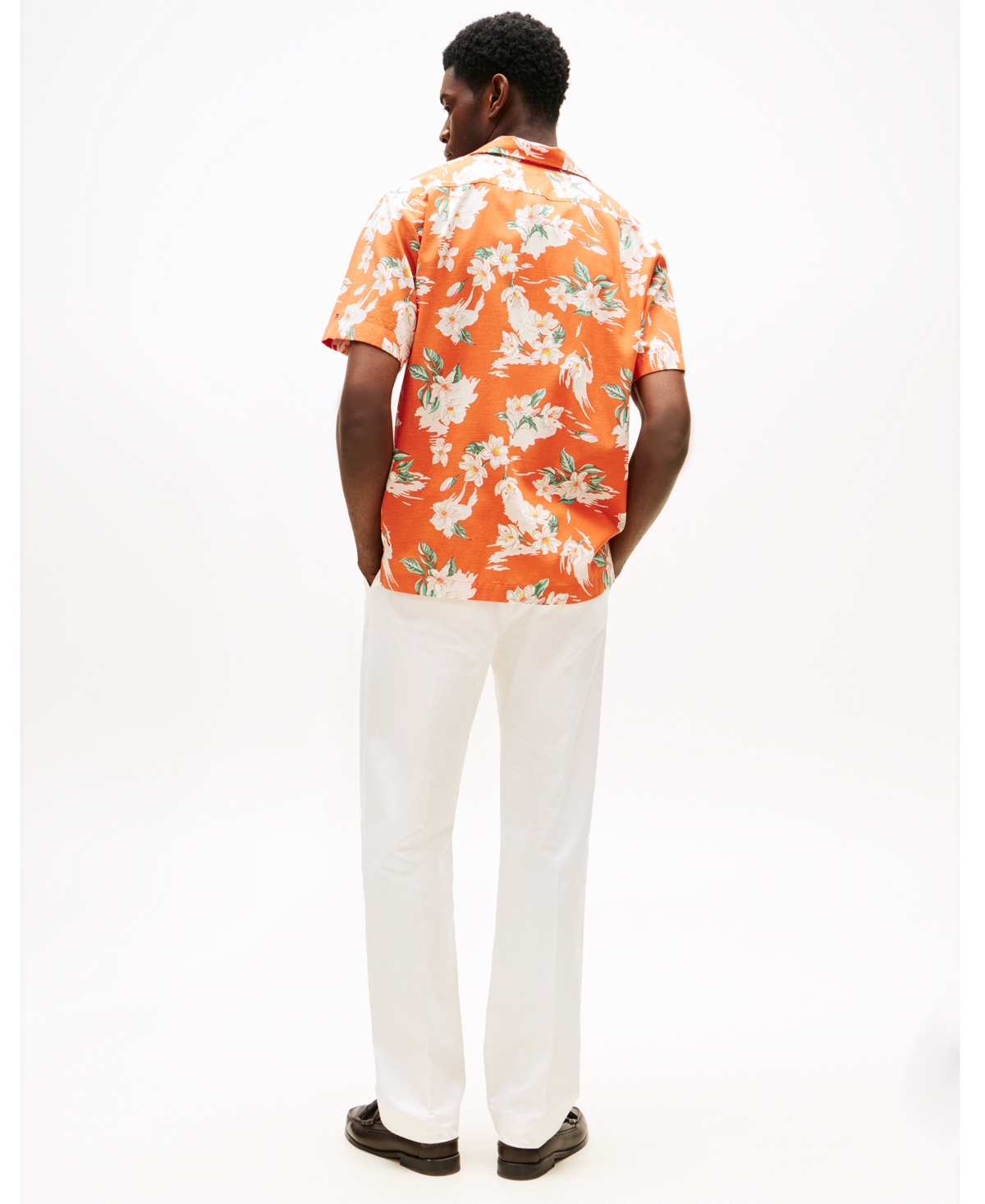 Tommy Hilfiger Regular Fit Floral Print Camp Shirt