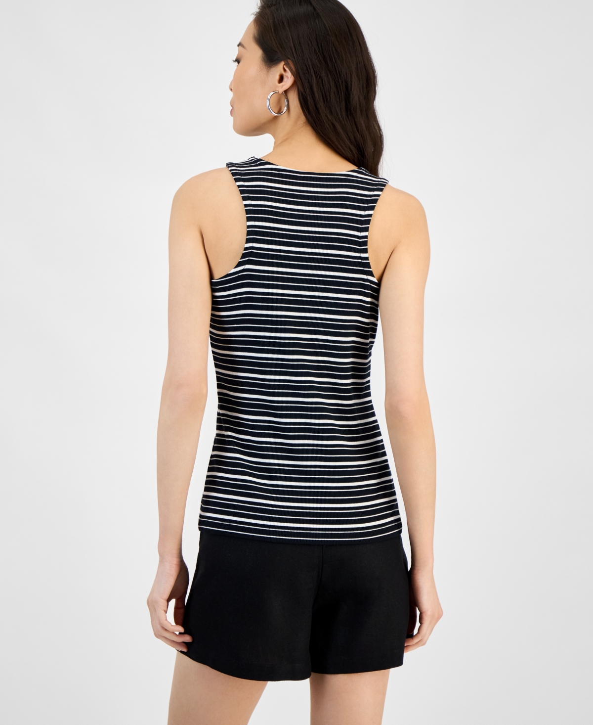 Inc International Concepts Women's Ribbed Knit Tank Top, Exclusively At Macy's
