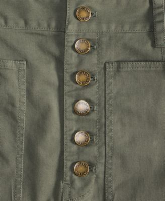 Women's Button-Fly Midi Skirt