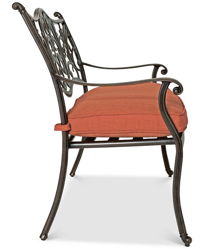 Furniture CLOSEOUT! Chateau Cast Aluminum Outdoor Dining Bench, Created for Macy's Macy's