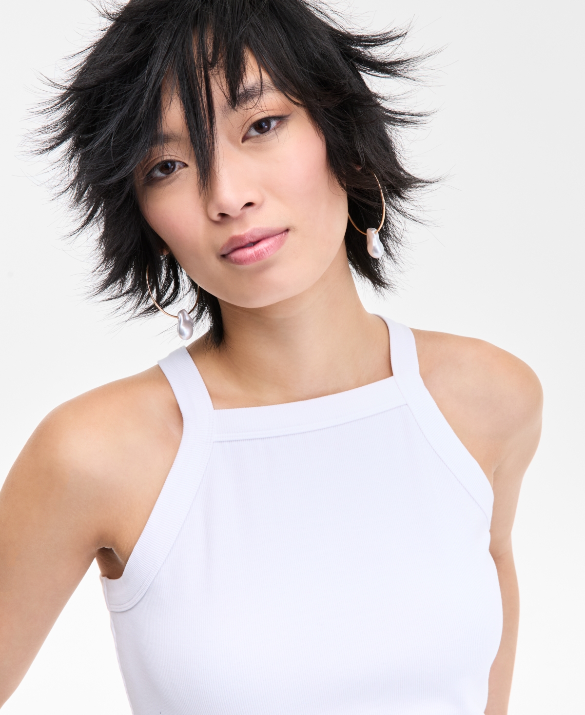 Inc International Concepts Women's Halter-neck Tank Top, Exclusively At Macy's
