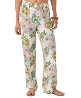 Juniors' Jonie Cara Floral Pull-On Pants