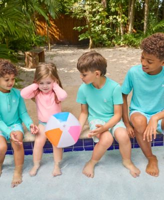 Big Boys Flamingo Printed Pull-On Swim Shorts	