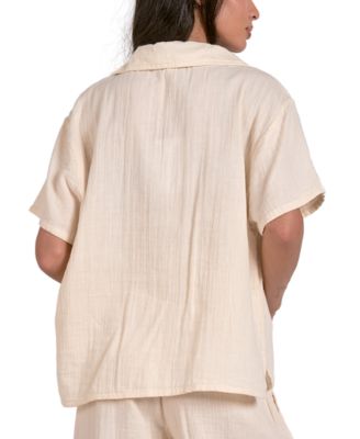 Women's Double-Gauze Cotton Top