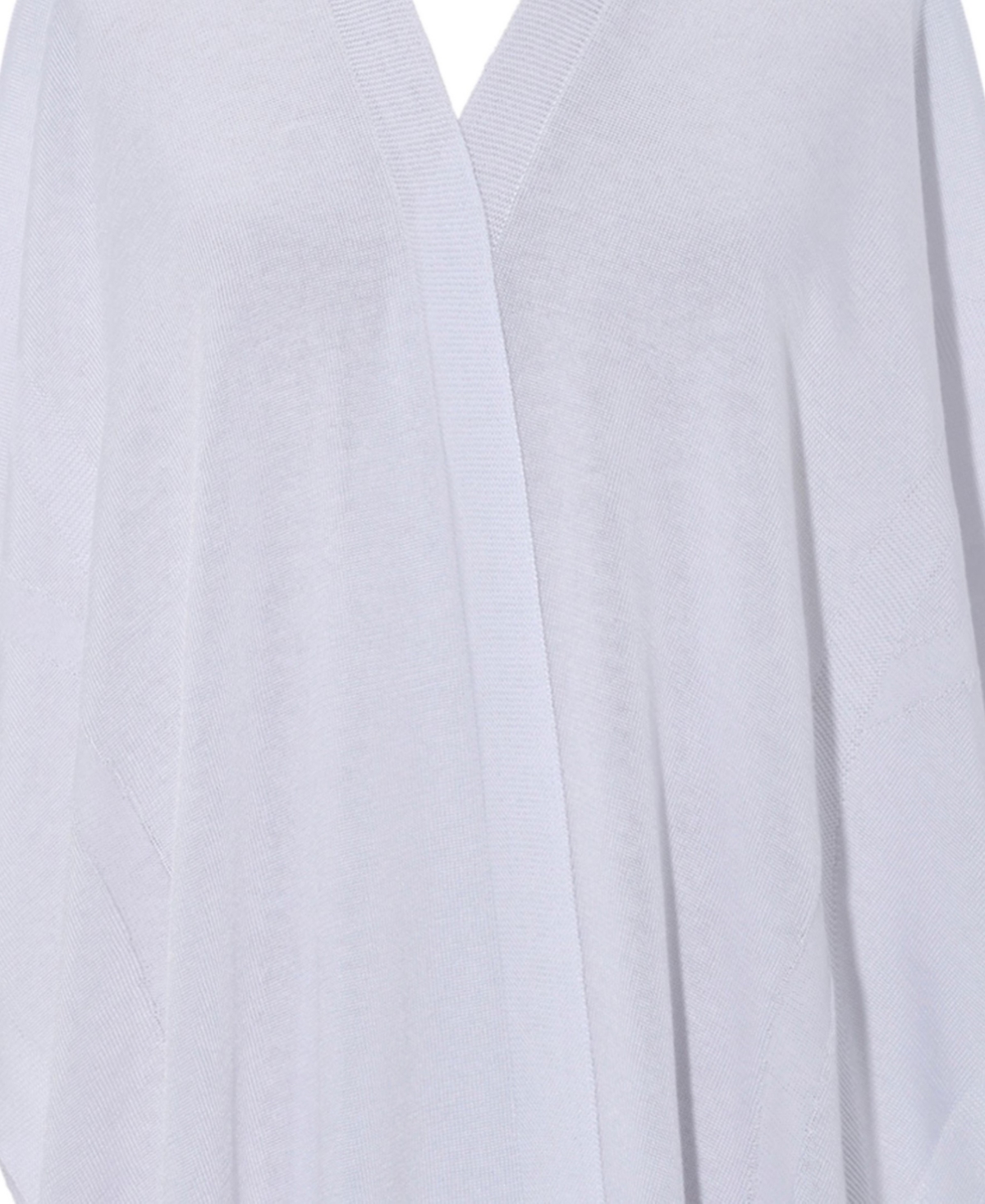 Ralph Lauren Textured Knit Ruana In White