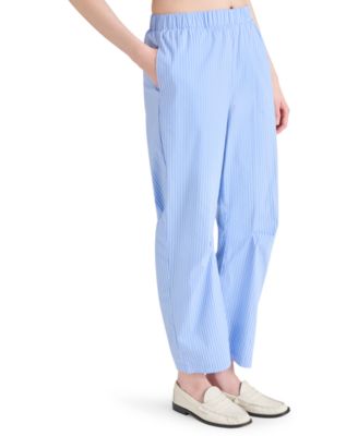 Women's Saelyn Striped Barrel-Leg Pants