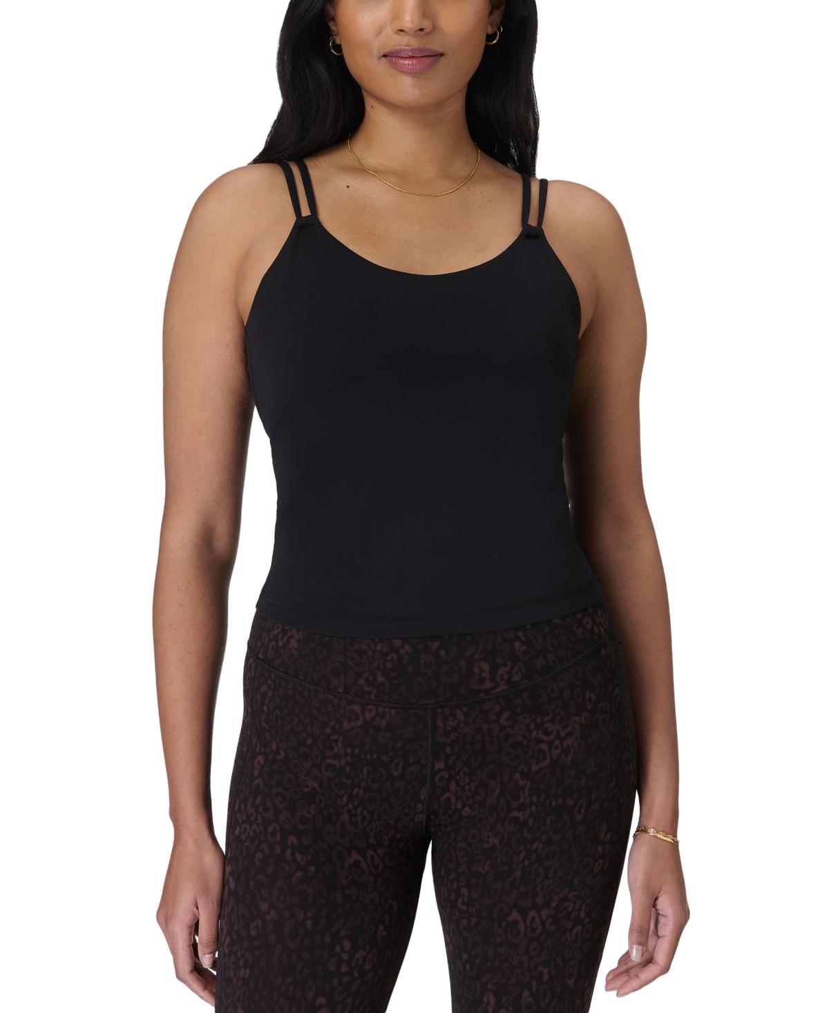 Women's Ultimate Studio Strappy Tank Top - Black