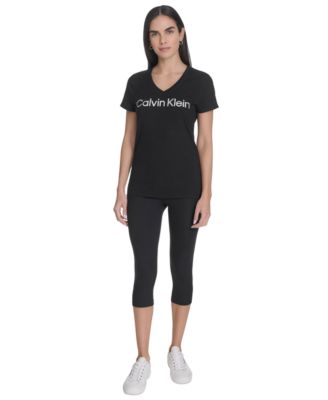 Women's V-Neck Logo Short-Sleeve T-Shirt