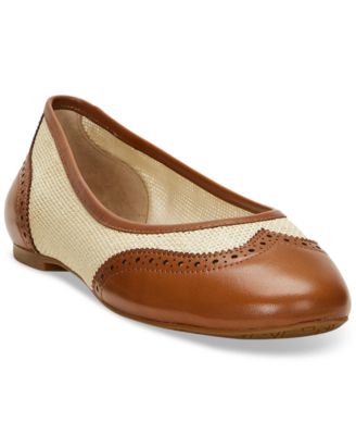 Lauren Ralph Lauren - Women's Jayna Wingtip Ballet Flats