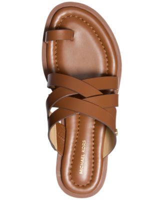 Nora Toe Ring Leather Sandals