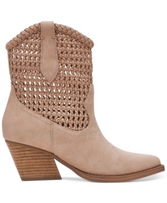 Women's Alessia Woven Pull-On Cowboy Western Booties