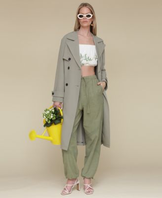 Women's Embroidered Cotton Crop Top