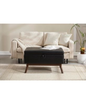 Mid-century modern storage bench/coffee table, Assembled, Living/entry/family room