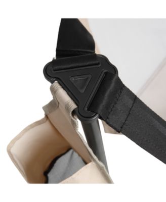 Streamdale 2x Folding Hammock Rocking Chairs, Portable, Adjustable, with Bag - Khaki