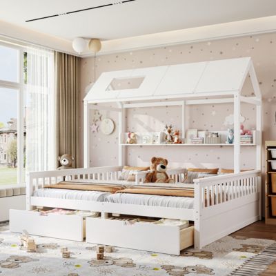 3-Piece Patio Set, Woven L-Shaped Sectional, Sofa, Lounger & Coffee Table