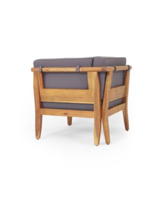 Streamdale ASTON 4-PIECE SOFA SET, DARK GRAY