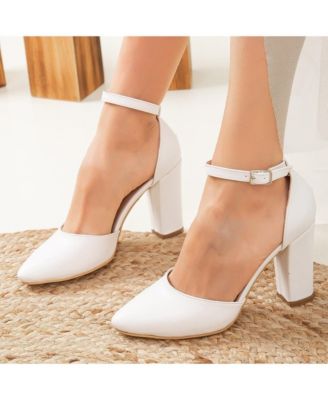 Gisele High Block Heel Pumps