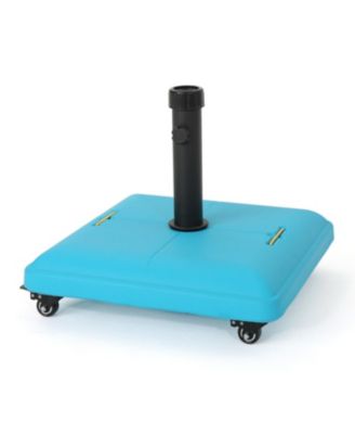 Streamdale Teal Concrete Umbrella Base - Outdoor Patio Stand