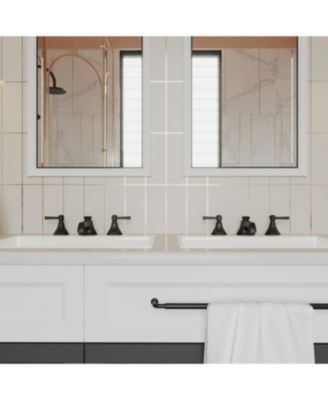 8 in. Widespread Double Handle 3 Hole Bathroom Faucet Water-Saving with Metal Drain