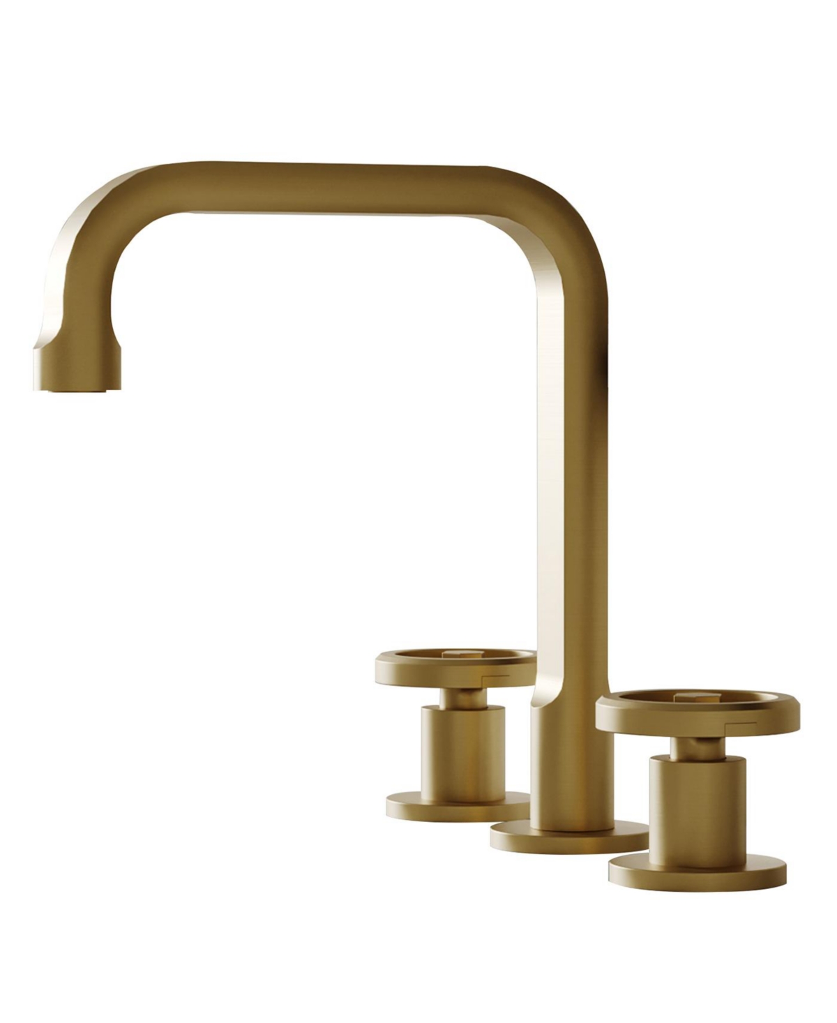 Industry Style 8 in. Widespread Double Handle High-Arc Bathroom Faucet Water-Saving With Drain Kit in Matte Black - Matte black