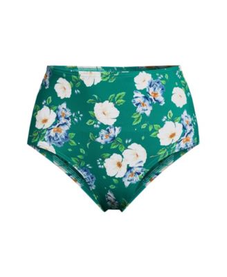 Plus Size Sculpting Suit High Waisted Bikini Bottoms