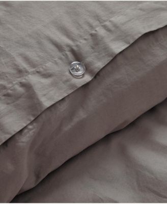 Organic Cotton Room Service Sateen Duvet Cover - Full/Queen