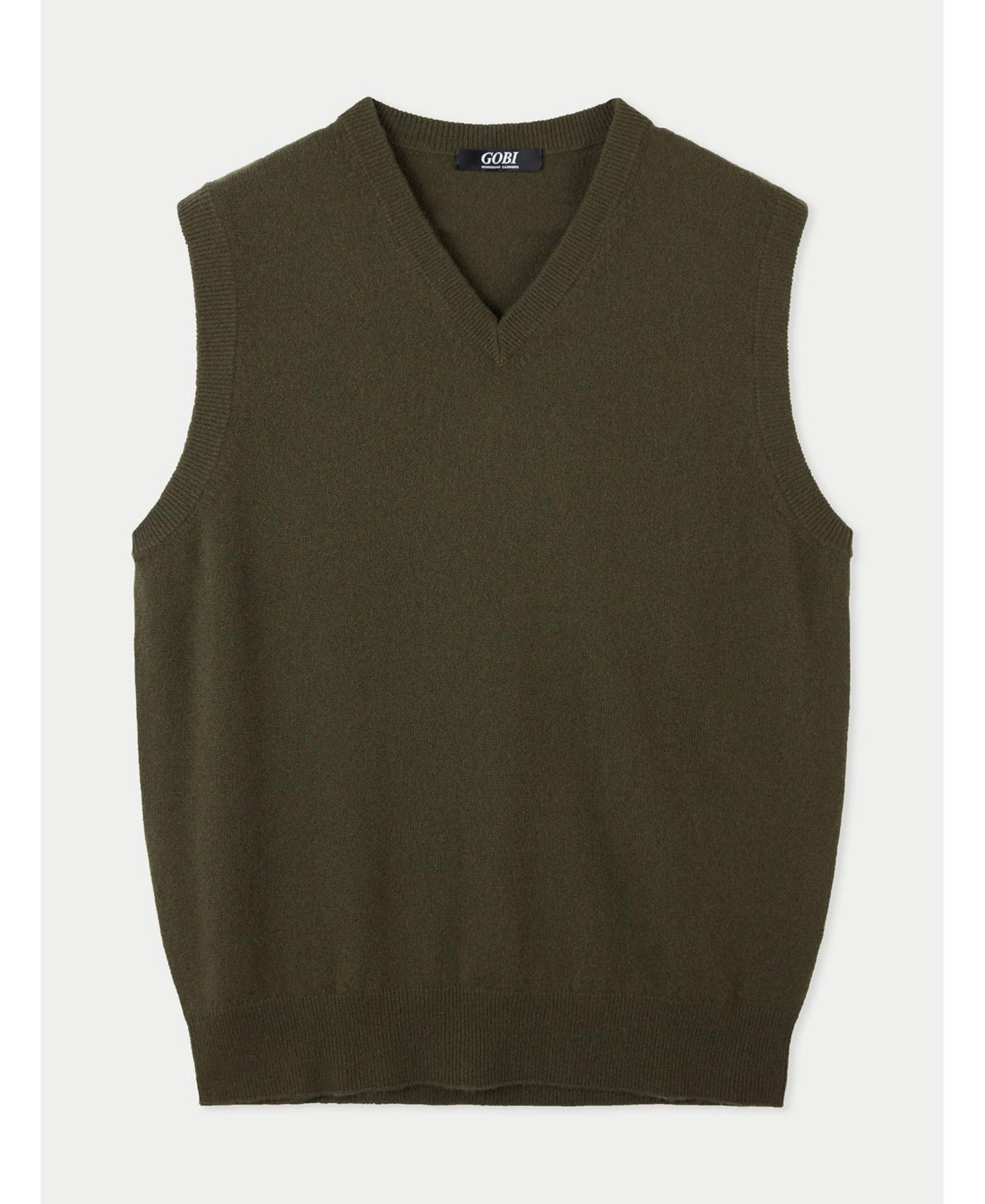Мужской жилет Gobi Cashmere 100% Cashmere Cashmere Vest, цвет: Зелёный — фото 8