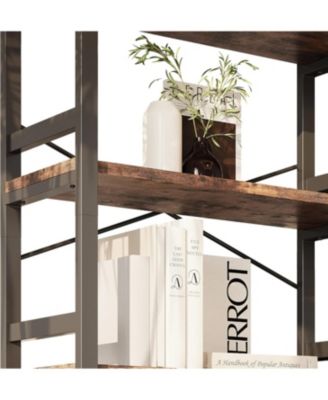 Bookshelves and Bookcases, 31.5in Wide Shelf 5-Tier Ladder Shelf