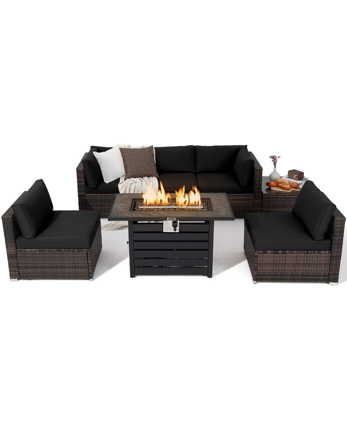 Gymax 7PCS Patio Ra… - image