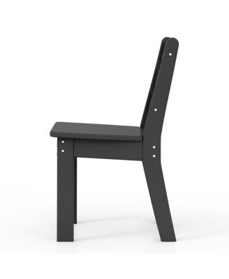Outdoor HDPE Kids Plastic Toddler Dining Chair (Set of Two)