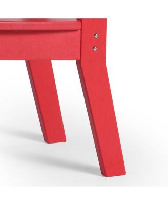 Outdoor HDPE Kids Plastic Toddler Dining Chair (Set of Two)