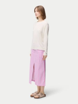 Women's Silk Cashmere Textured Sweater Black