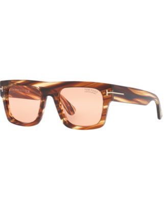Tom Ford Men's Fausto Photochromic Sunglasses, TR001917 - Macy's
