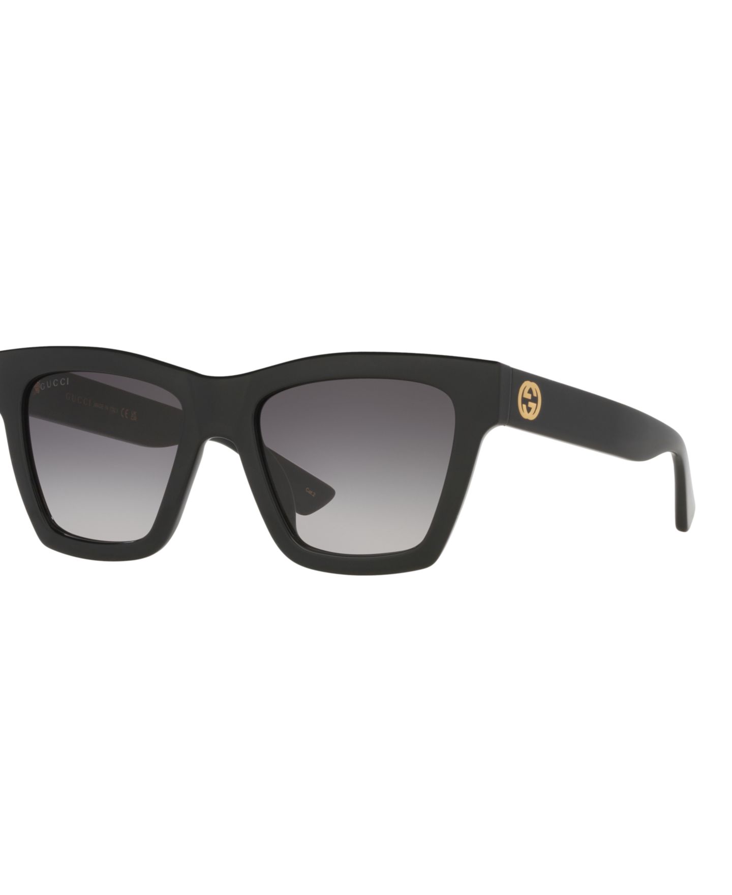 Женские солнцезащитные очки Gucci Large Sunglasses, GG1714S GC002332, цвет: Чёрный — фото 1
