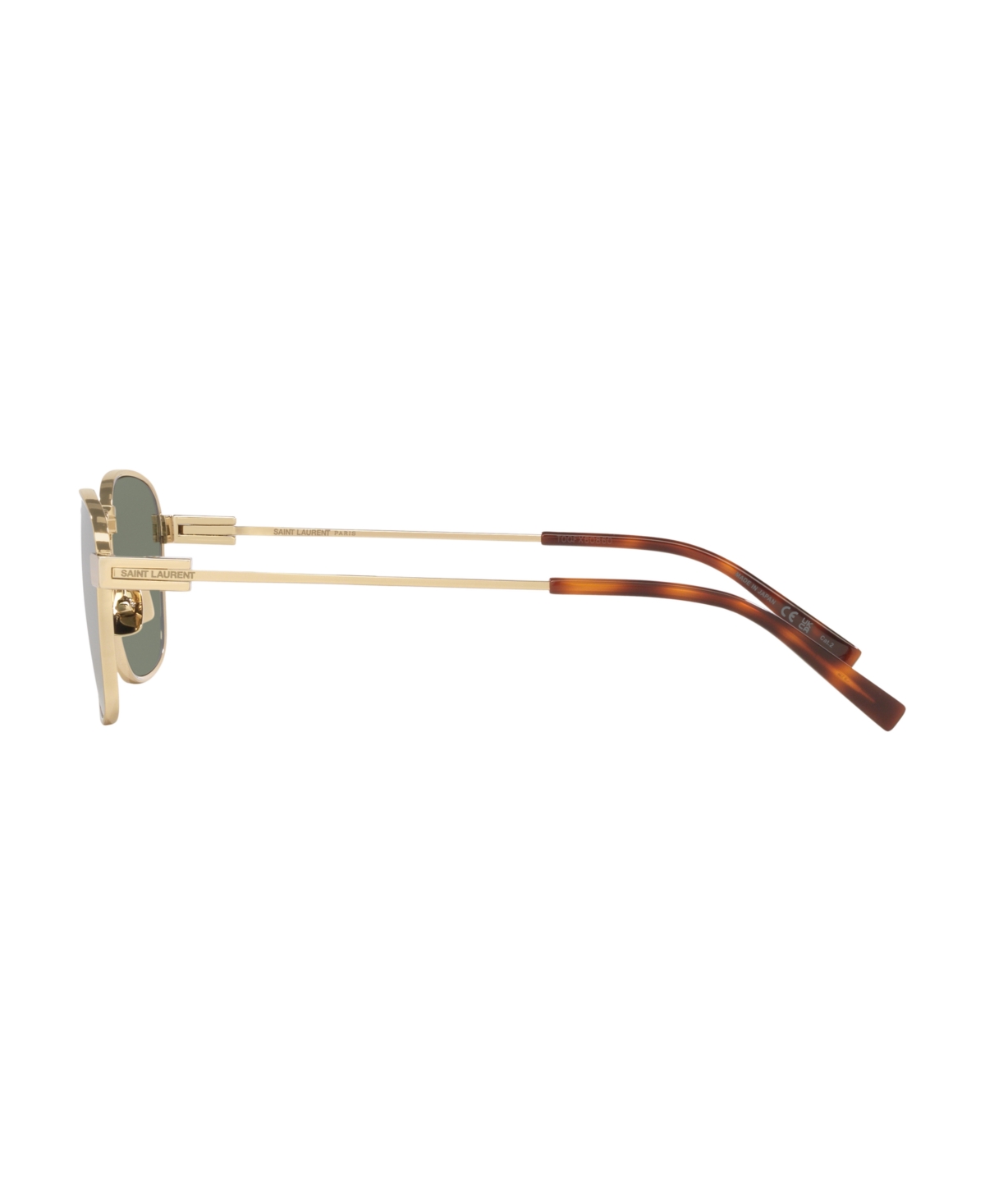 Saint Laurent Men's Large Sunglasses, Sl 741 Ys000637 In Gold