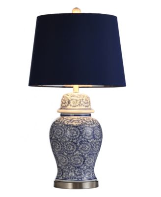 31" Traditional Spiral Ceramic Table Lamp
