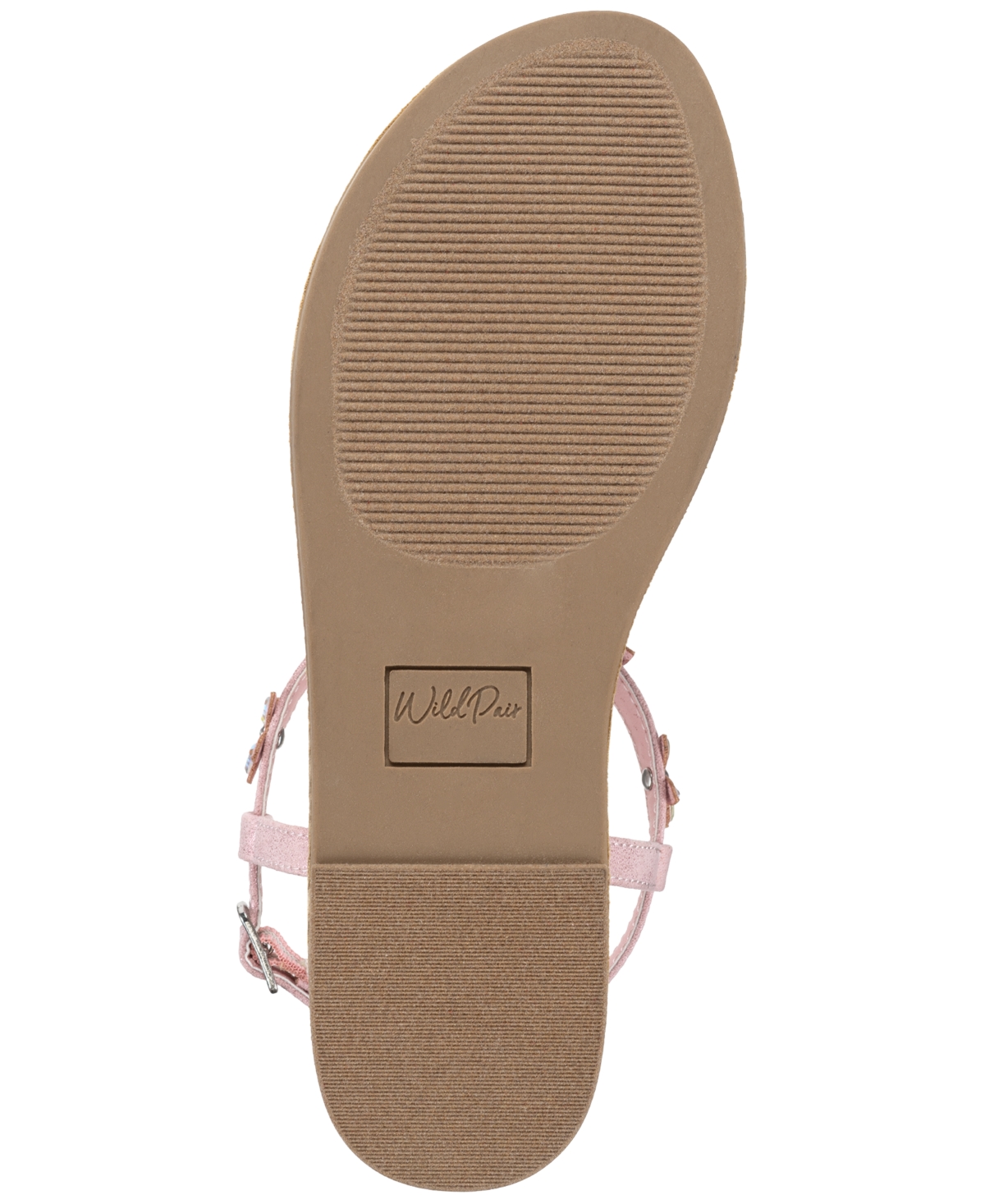 Shop Wild Pair Women's Krisleyy Flat Sandals, Exclusively At Macy's In Mauve Bling