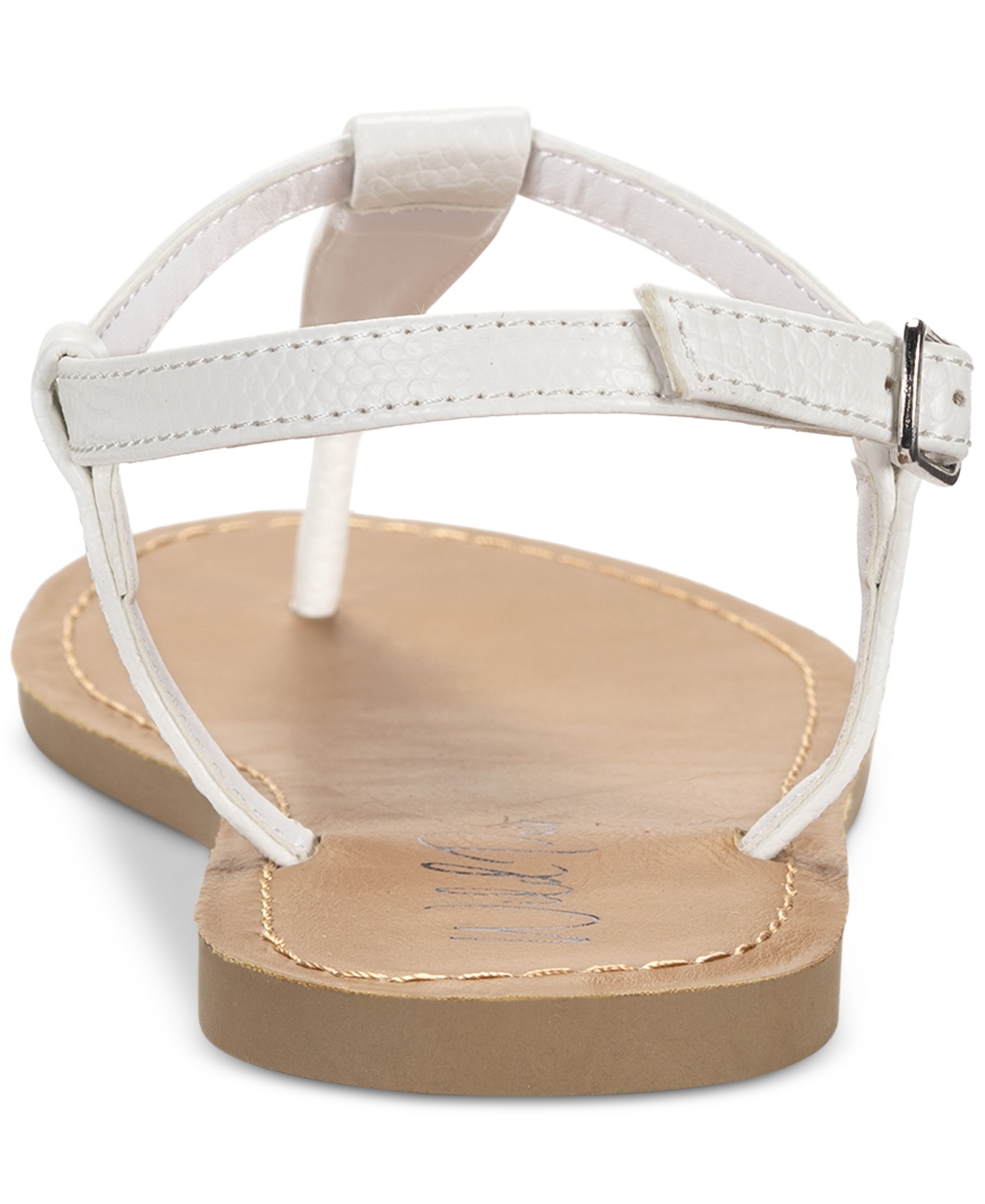 Shop Wild Pair Women's Krisleyy Flat Sandals, Exclusively At Macy's In White