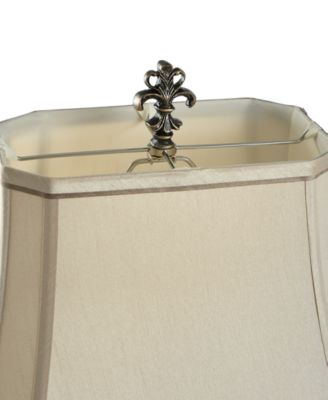 33.5" Dundee Faux Crocodile Poly Table Lamp