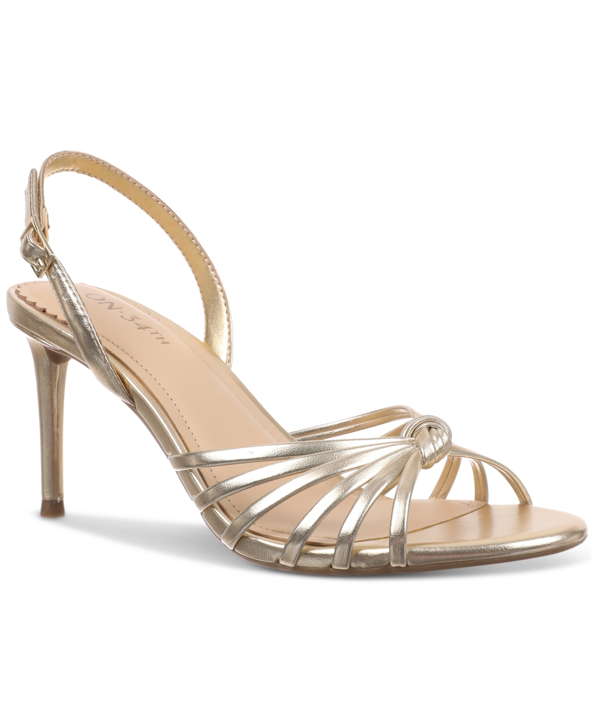 Women's Lauuritaa Dress Sandals, Exclusively at Macy's - Gold Metallic