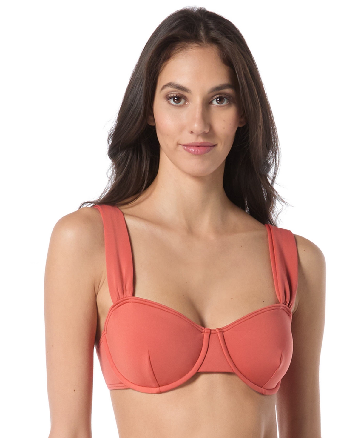 Women's Underwire Bikini Top - Burnt Orange