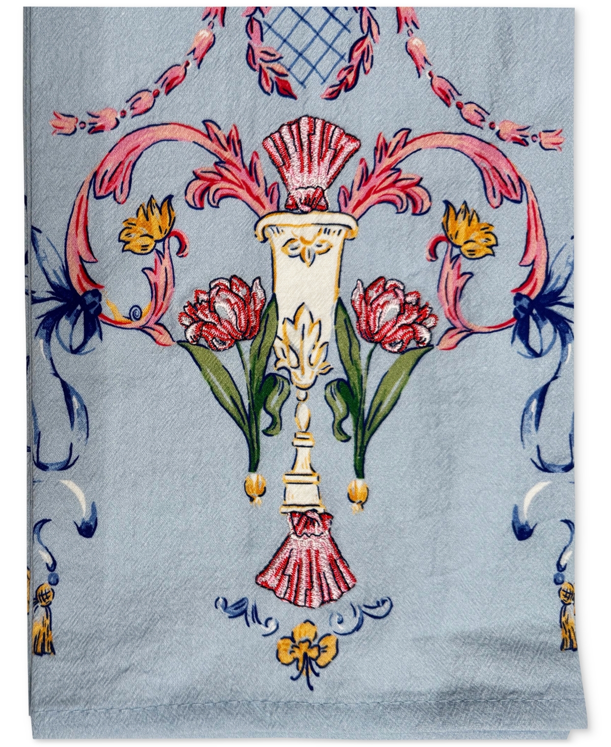Macy's Flower Show 2-pc. Tea Towel Set, Exclusively At  In Blue Multi- Garden Topiary