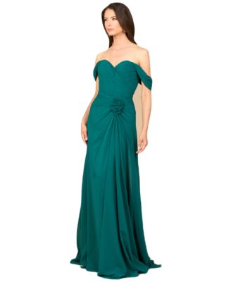 Women's Off Shoulder Chiffon Dress