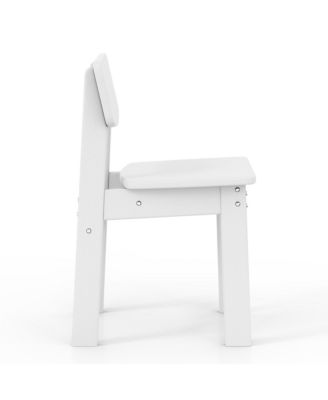 Kids 5-Piece Modern HDPE Dining Table and Chairs Set