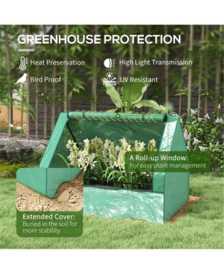 Green and Silver Mini Greenhouse – Stylish Compact Solution for Indoor and Outdoor Gardening