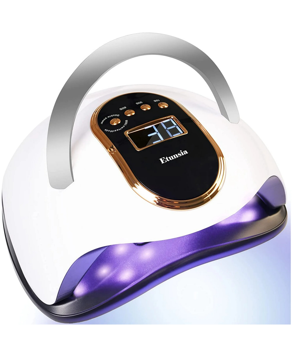 Nail Lamp 168W Lcd Display For Drying Nails - White