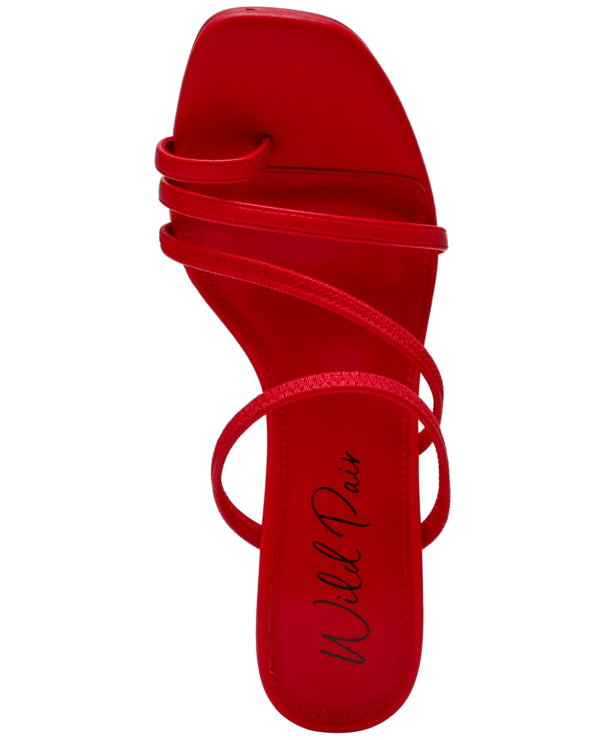 Shop Wild Pair Lenore Strappy Dress Sandals, Created For Macy's In Red