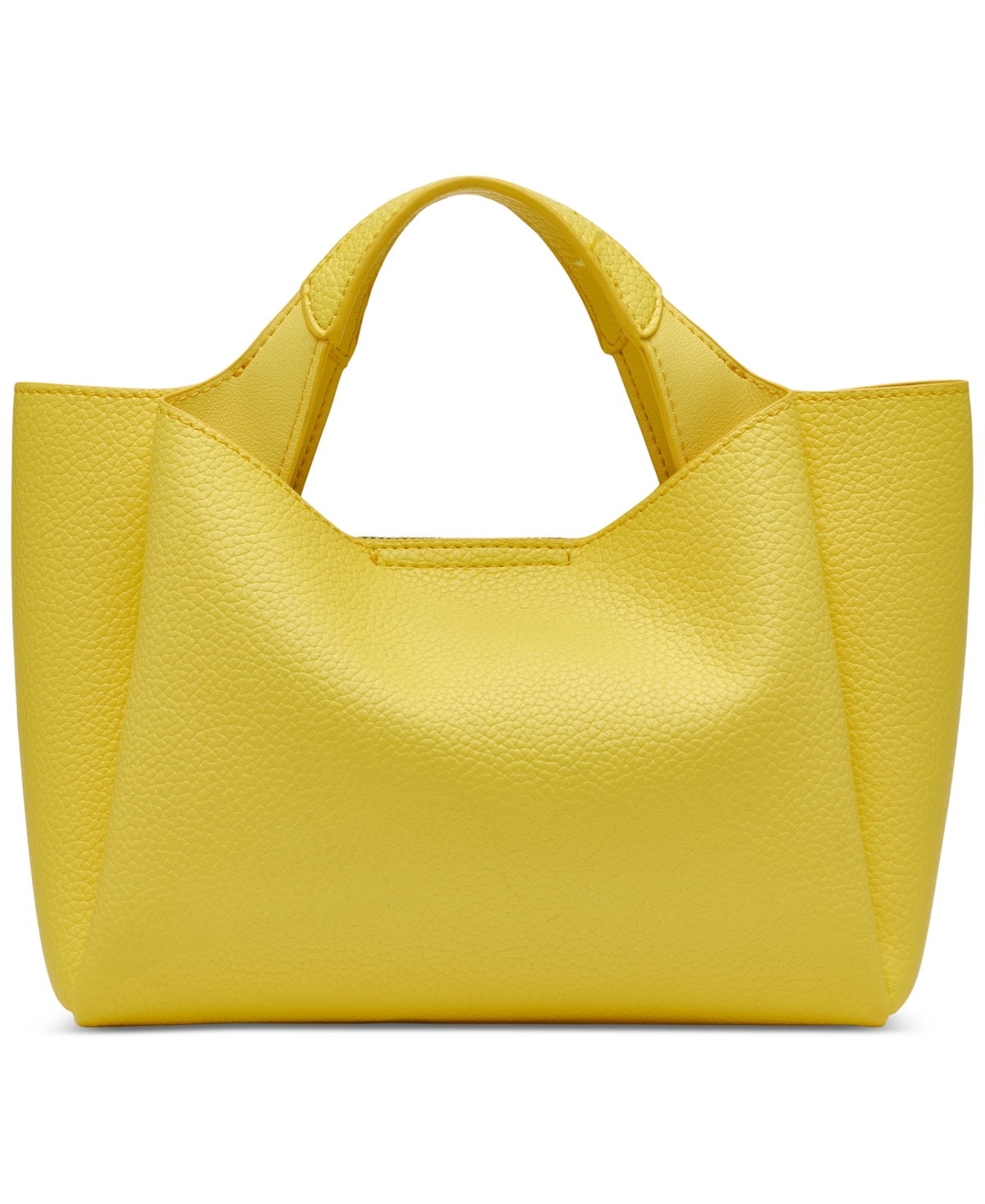 Shop Dkny Willa Mini Satchel Bag In Daffodil