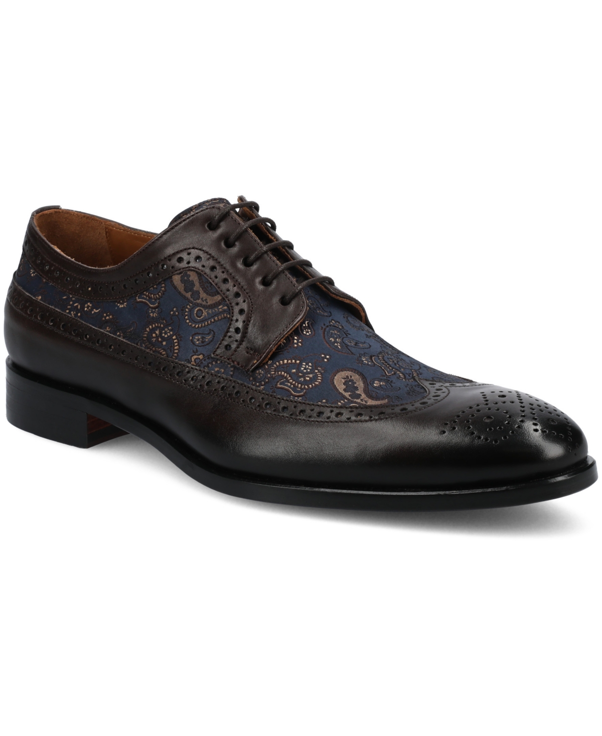 Men's Preston Lace Up Shoe - Brown paisley
