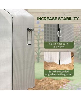 Walk-In Greenhouse for Gardening – Spacious Outdoor Plant Growing and Storage Solution